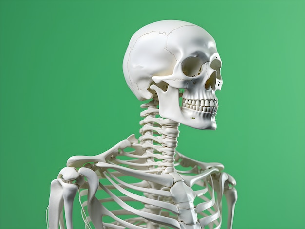 Skeleton in studio