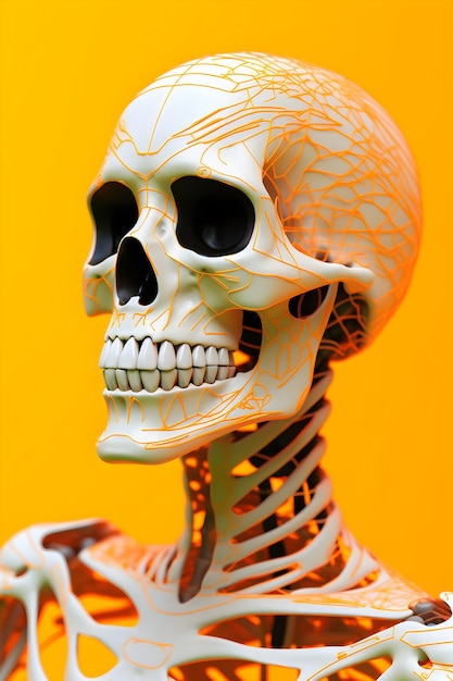 Скелет в студии