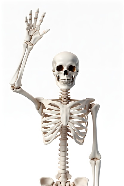 Skeleton in studio