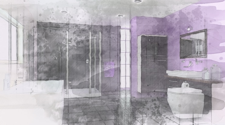 Free Photo sketch of a house