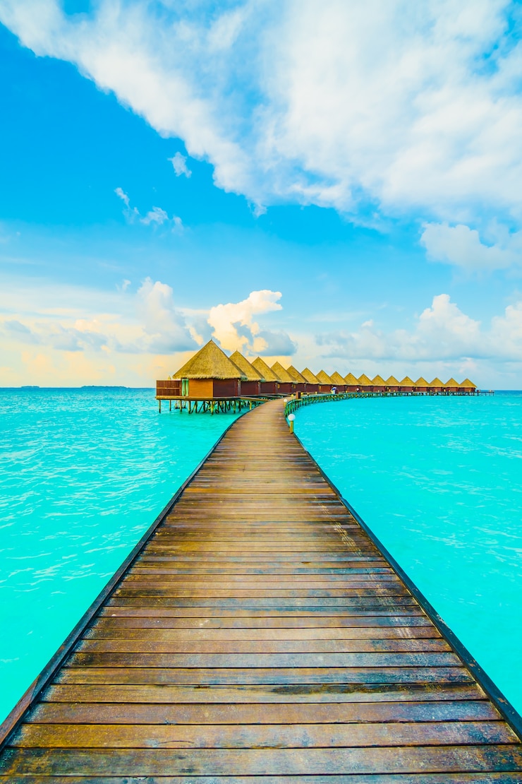 Free Photo sky beautiful vacation ocean house