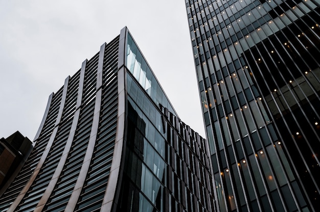 Skyscraper buildings in the city