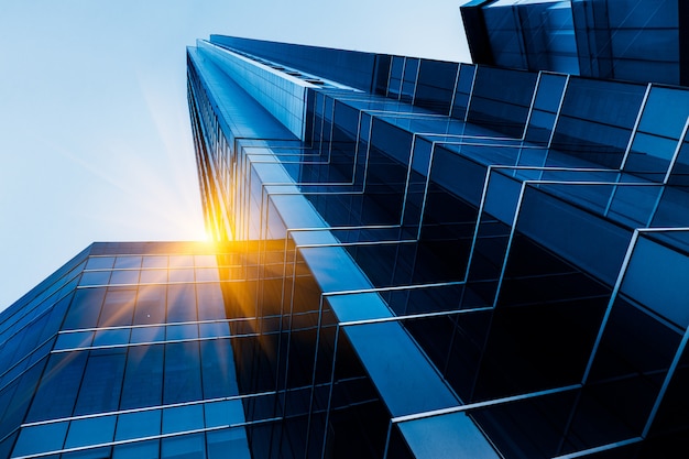 Skyscrapers from a low angle view