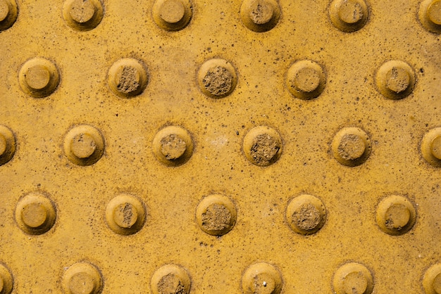 Slate background with yellow circles design