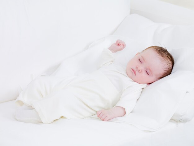 Sleeping newborn baby