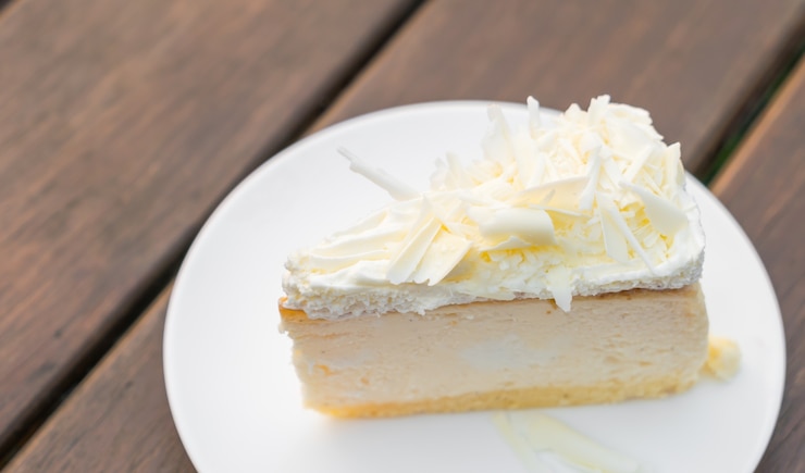 無料Photo ニューヨークチーズケーキのスライス