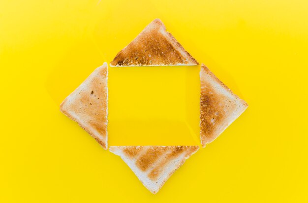 Slice of toasted bread
