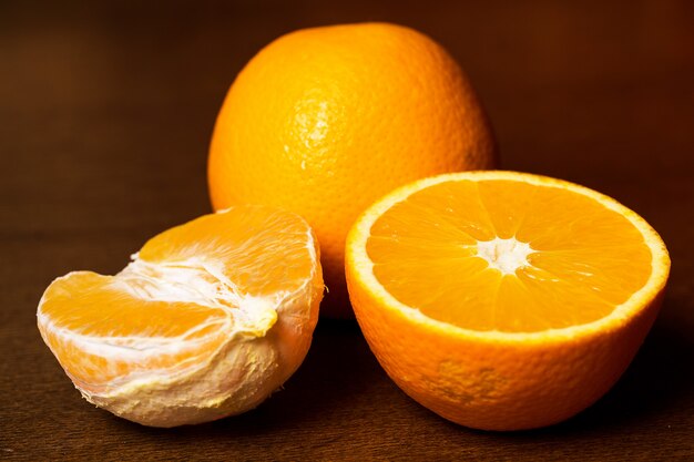 スライスしたオレンジ