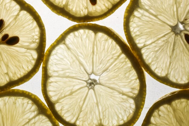 Slices of lemons