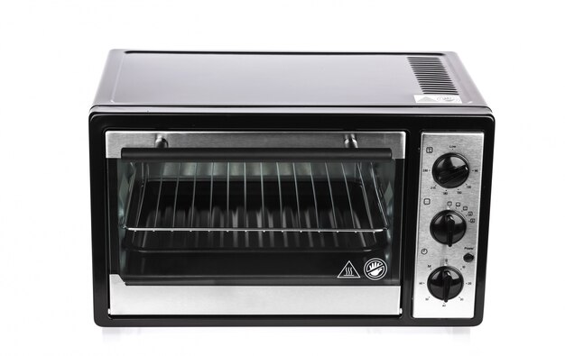 Small oven on white background