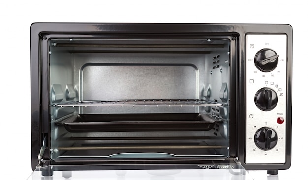 Small oven on white background