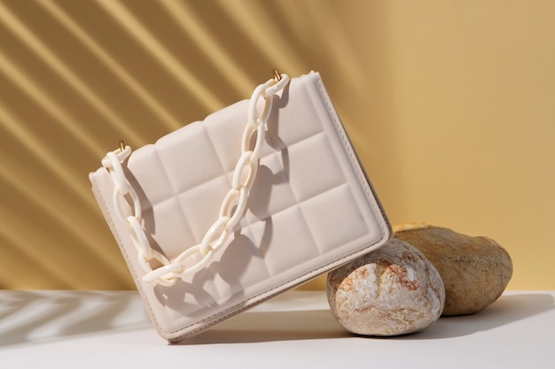 Small purse in studio still life