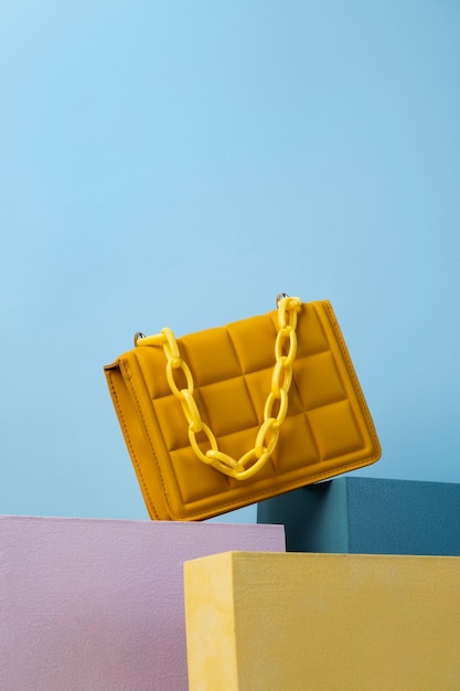 Small purse in studio still life