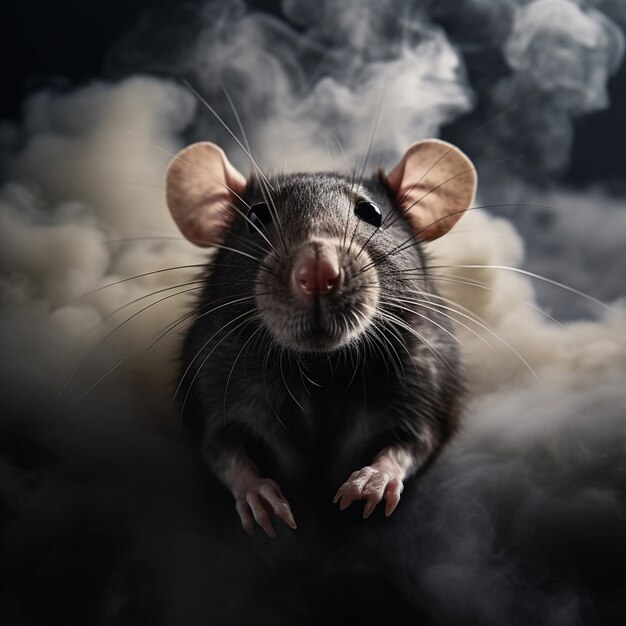 Маленькая крыса, живущая в помещении