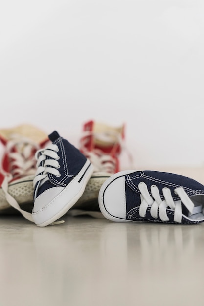 Free photo small shoes close-up