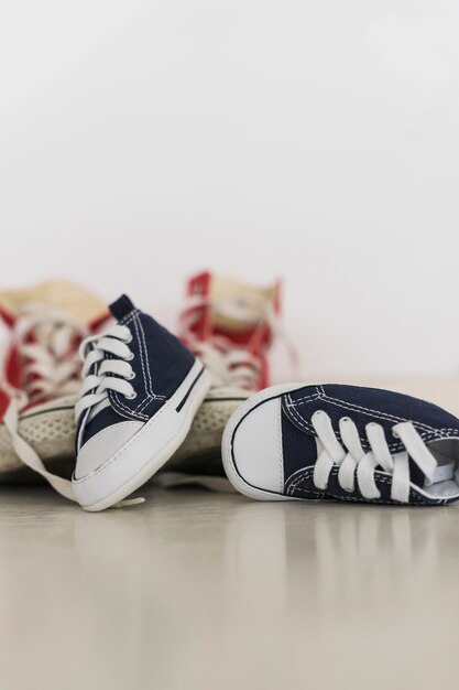 Small shoes close-up