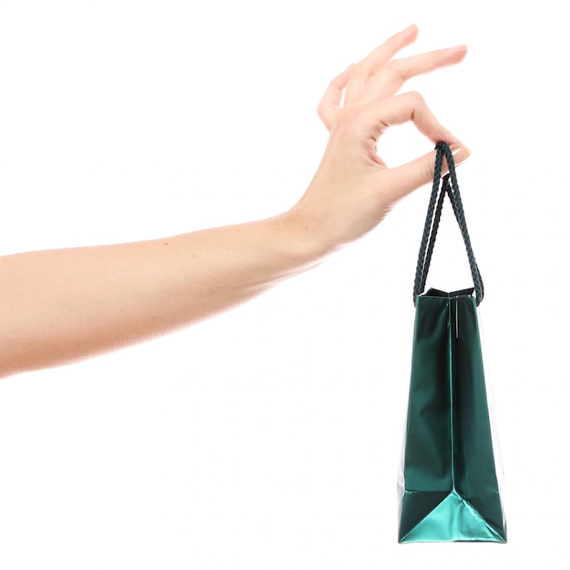 Small shopping bag in hand