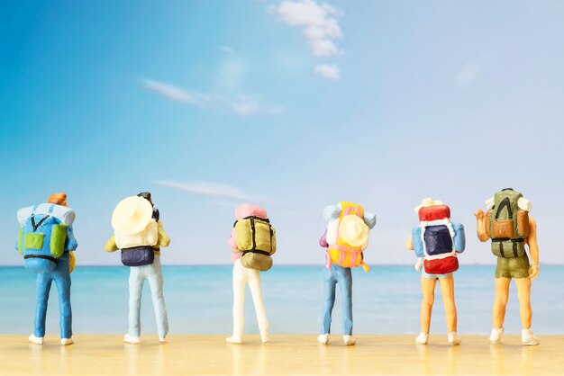 Free Photo small traveller figure for world tourism day 