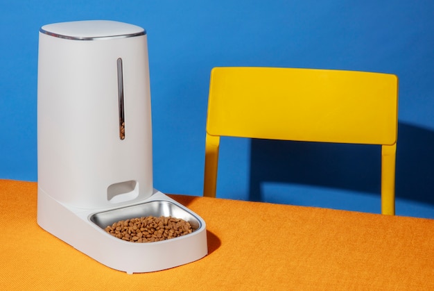 Smart feeder for pets still life