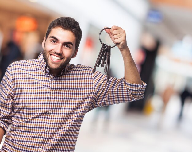 smart friendly cheerful portrait person