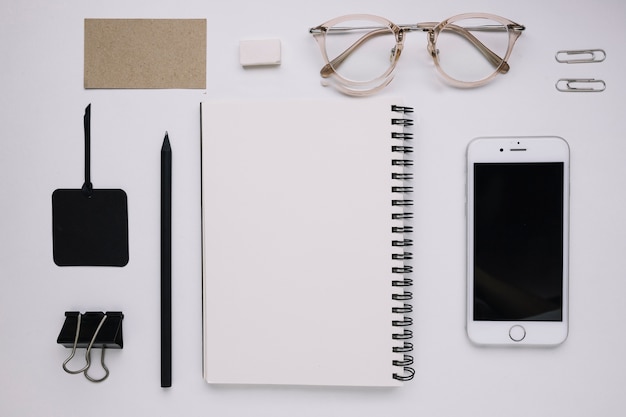 Smartphone and stationery composition