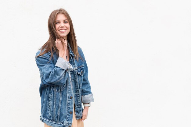 Smiley female portrait