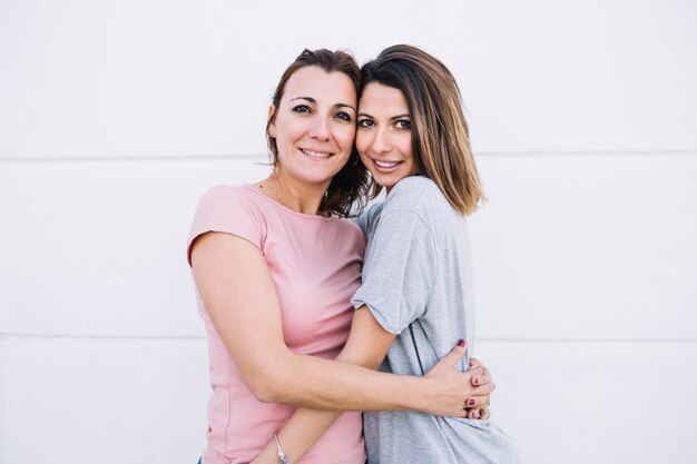 Smiling women looking at camera 