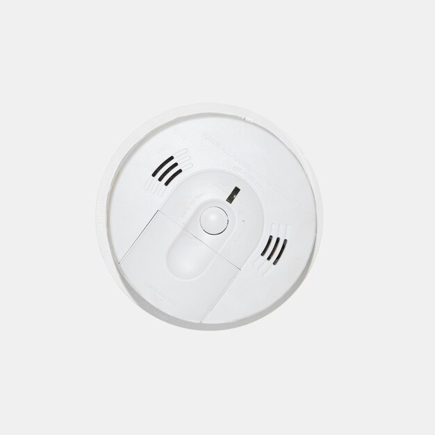 Smoke and carbon monoxide alarm isolated on a white background