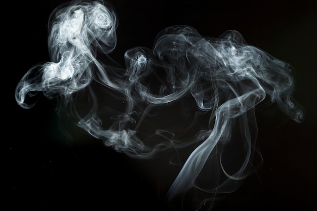 Smoke white silhouette