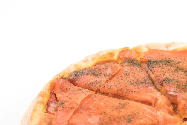 smoked salmon pizza