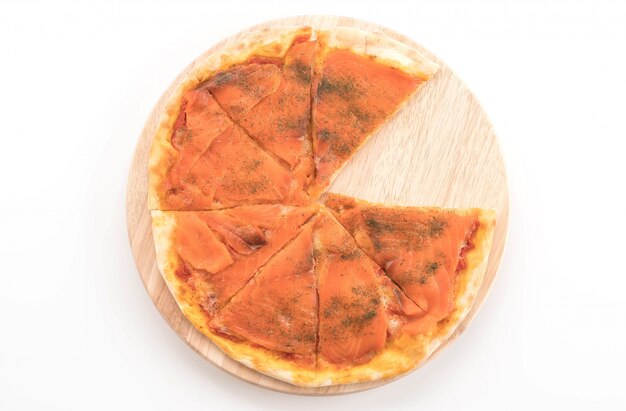 smoked salmon pizza