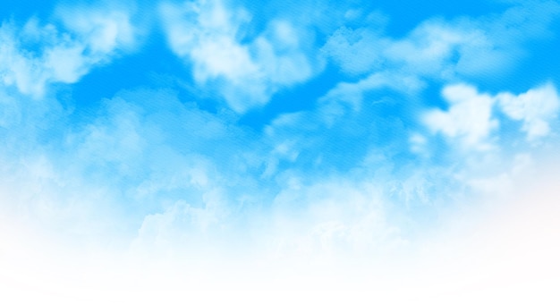 дымчатый акварельный фон облака