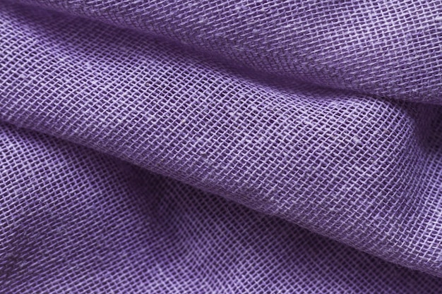 Гладкая элегантная текстура ткани фиолетового цвета