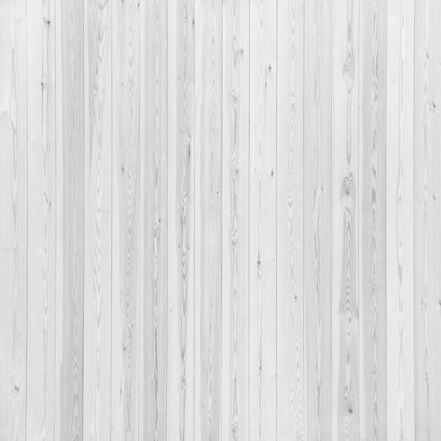 Smooth fence laid with white planks