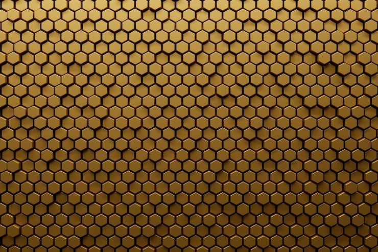 Free Photo smooth golden textured material