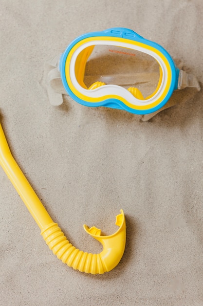 Snorkel on the sand