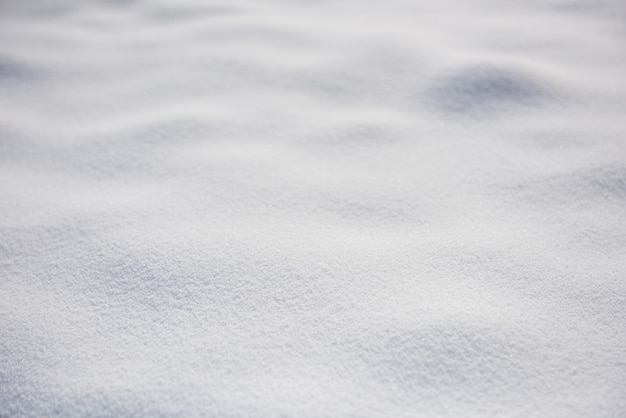 Snow covered land