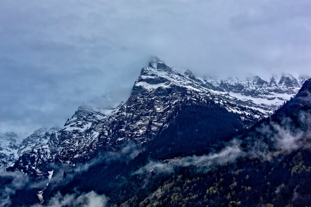 Snow covered mountain