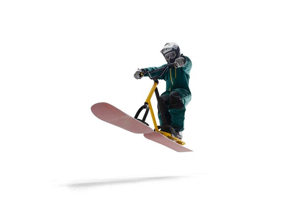 Снежный скутер Снежный велосипед Экстремальные зимние виды спорта