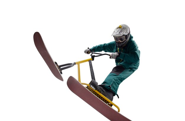 Snow scoot Snow bike Extreme winter sports