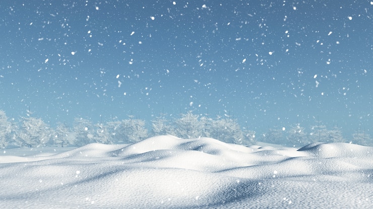 Free Photo snowy landscape