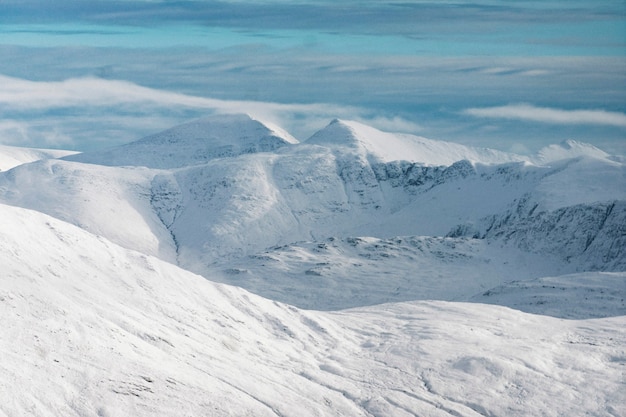 無料写真 冬の雪山の景色