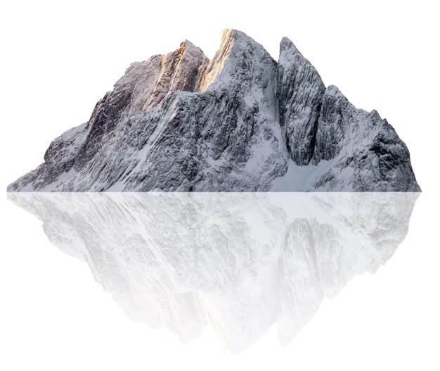 Premium Photo Panorama Of Snow Mountain Range With Sunshine And Blue Sky On Winter At Lofoten Islands Norway