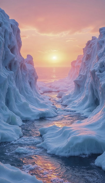 Snowy winter landscape