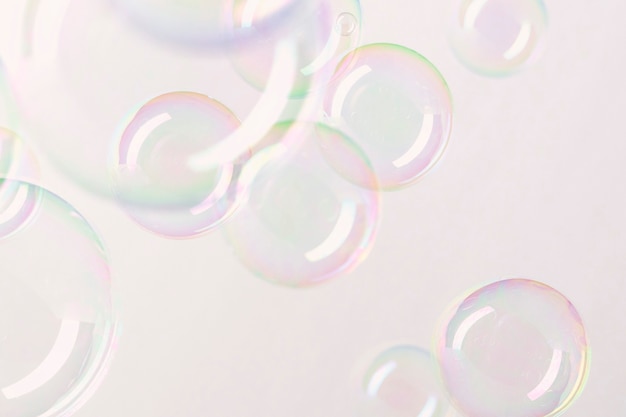 Soap bubble sphere ball background