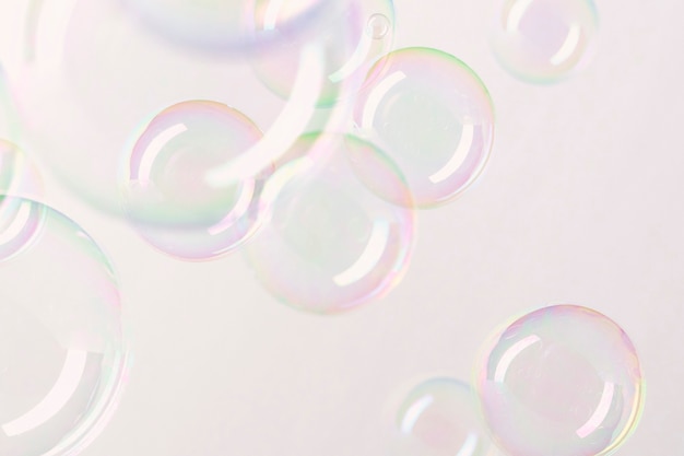 Free photo soap bubble sphere ball pattern