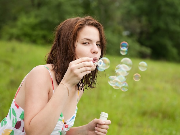 soap bubbles