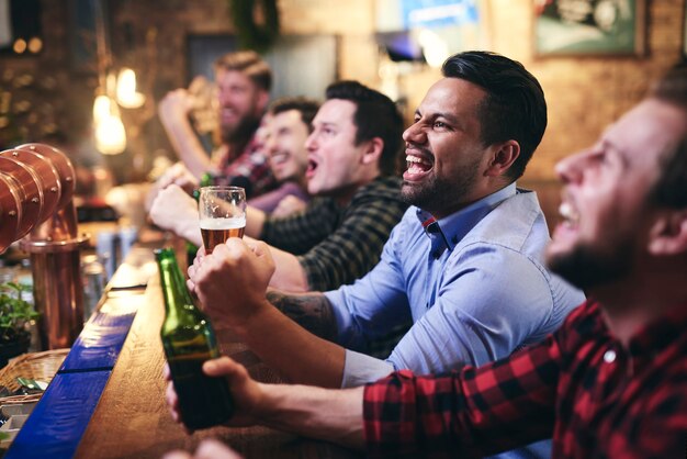 Soccer fan feel good about winning