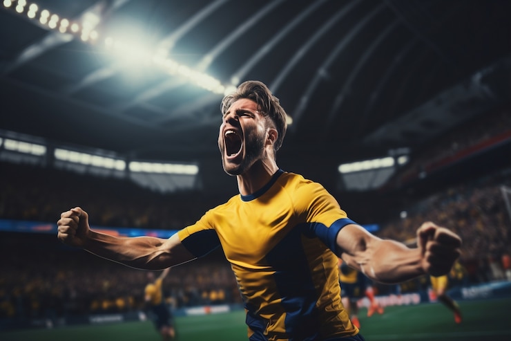 Free Photo soccer game concept