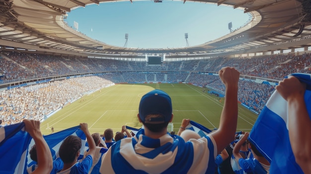 soccer stadium full of people